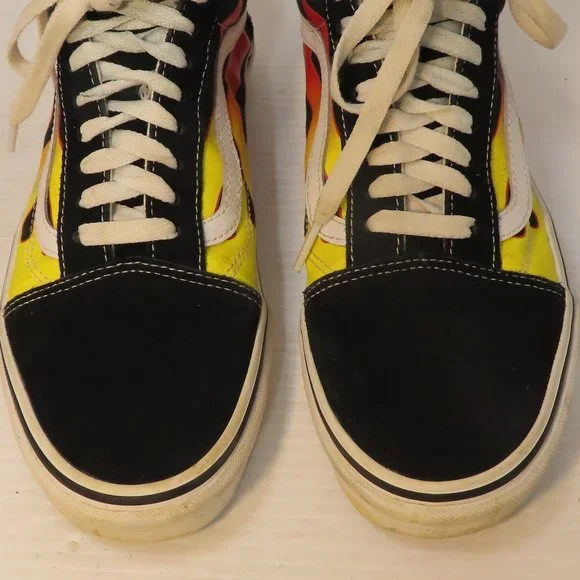 Men s Women s VANS Flame Old Skool suede low rise sneakers M/8 W/9.5 - Picture 12 of 13